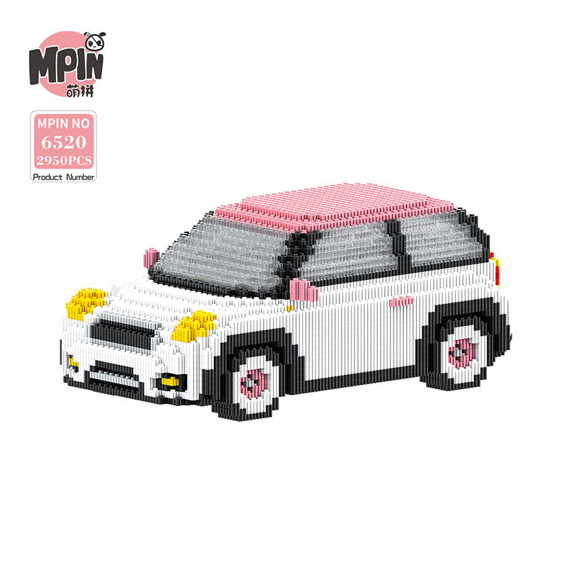 【15cm】M6520 White MINI Car