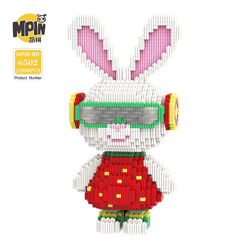 【28cm】M6502 MiniMomo - Strawberry Rabbit