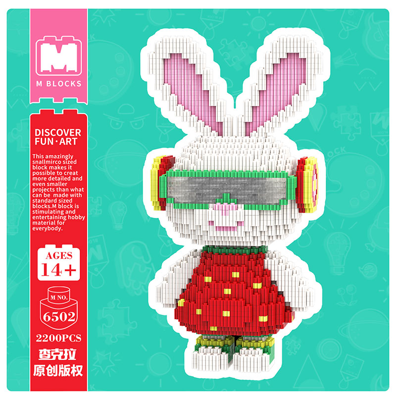 【28cm】M6502 MiniMomo - Strawberry Rabbit