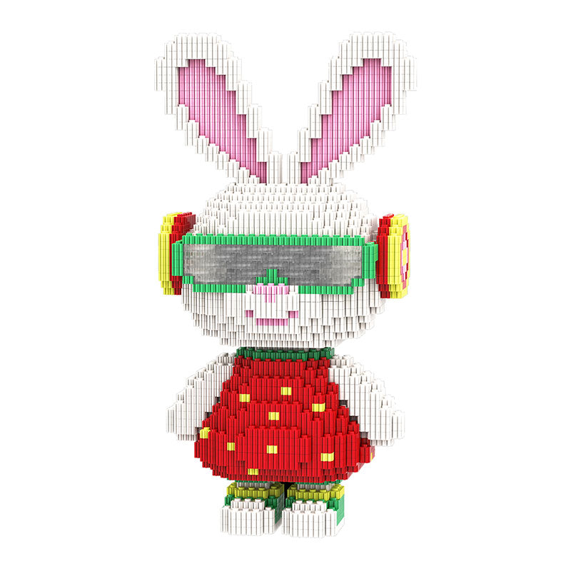 【28cm】M6502 MiniMomo - Strawberry Rabbit