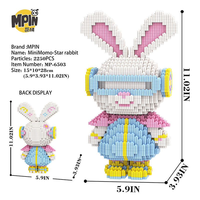 【28cm】M6503 MiniMomo - Interstellar Rabbit