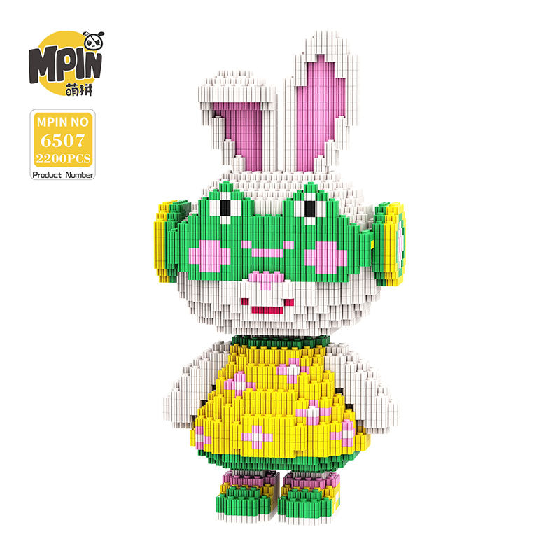 【28cm】M6507 MiniMomo - Broken Flowers Rabbit