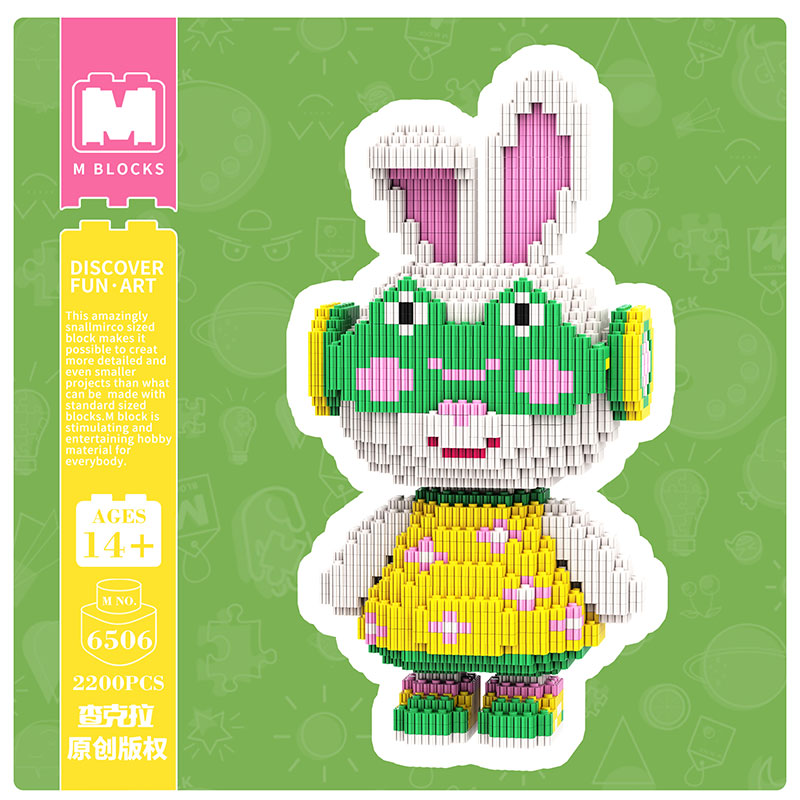 【28cm】M6507 MiniMomo - Broken Flowers Rabbit