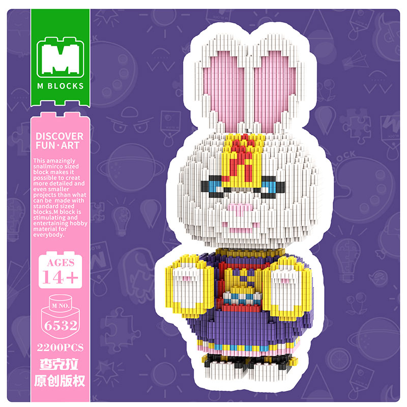【28cm】M6532 MiniMomo -Zombie Rabbit