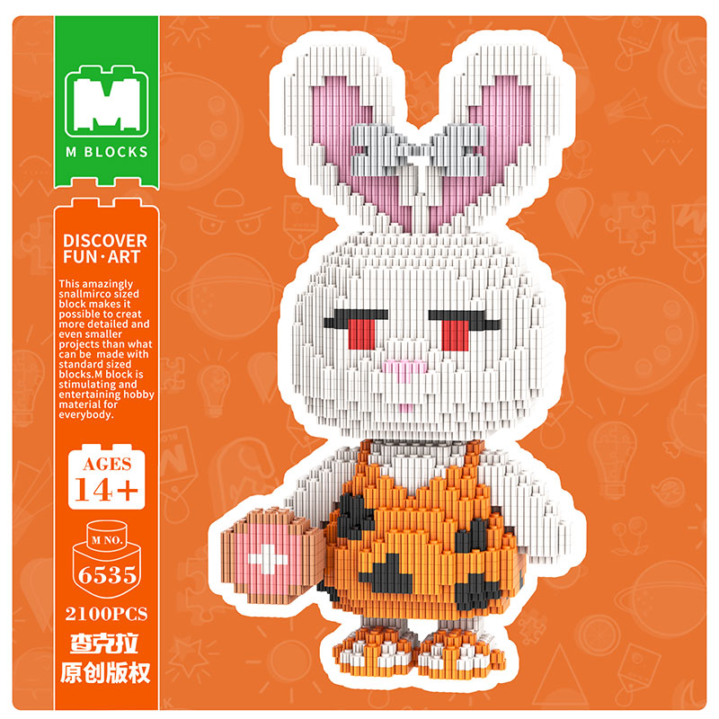 【28cm】M6535 MiniMomo -Foodie Jack Rabbit