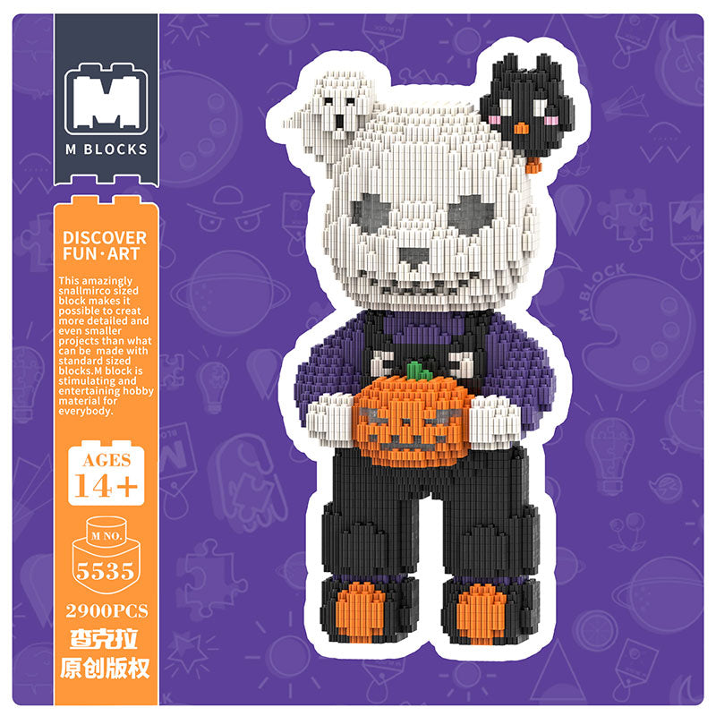 【32cm】 M5535 halloween skeleton Bear 5535