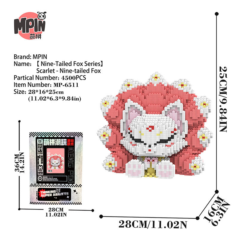 【25cm】M6511 Red Nine Tailed Fox