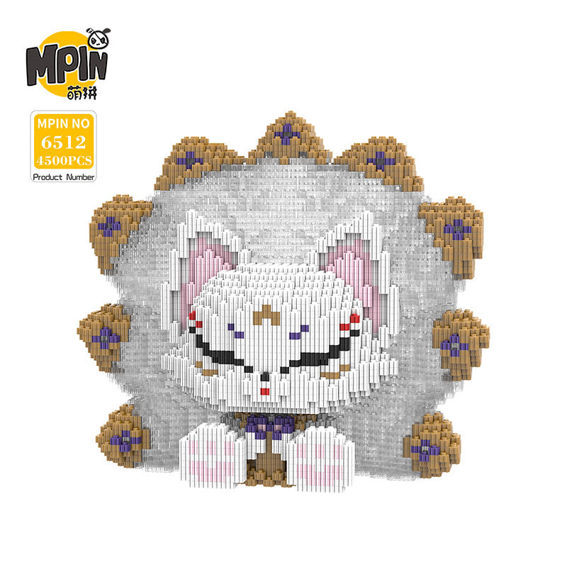 【25cm】M6512 Crystal Nine Tailed Fox