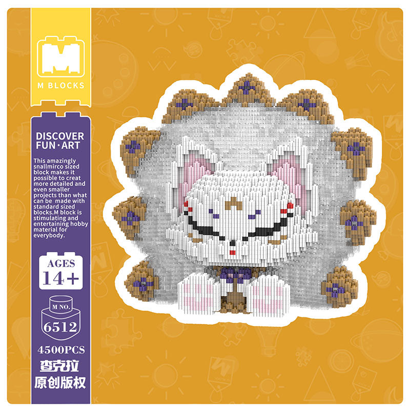 【25cm】M6512 Crystal Nine Tailed Fox