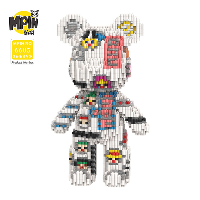 【32cm】M6605 Pirate Sticker Medium Bear