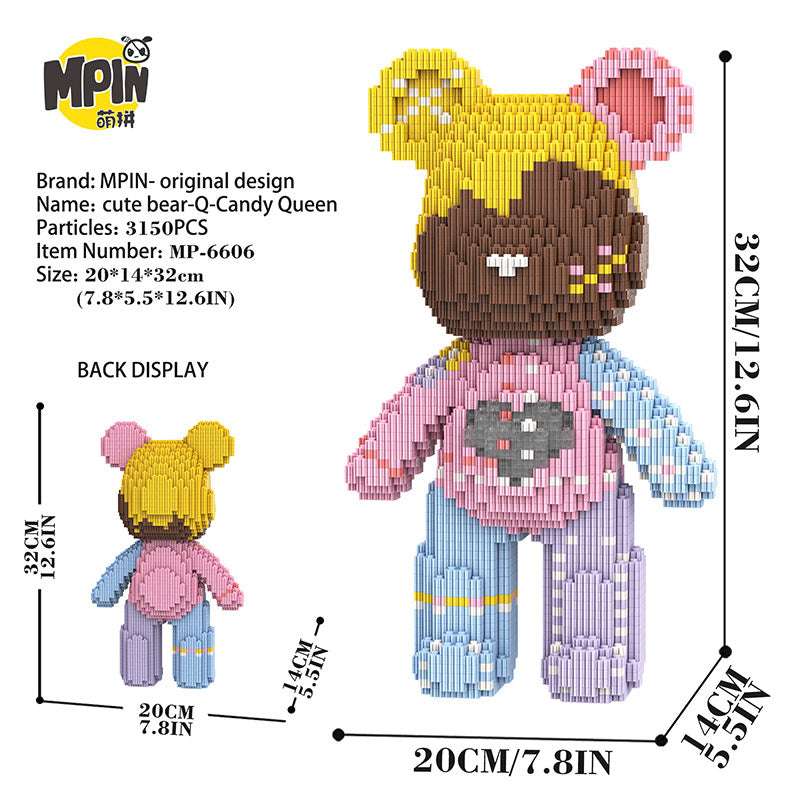 【32cm】M6606 Candy Sister Medium Bear