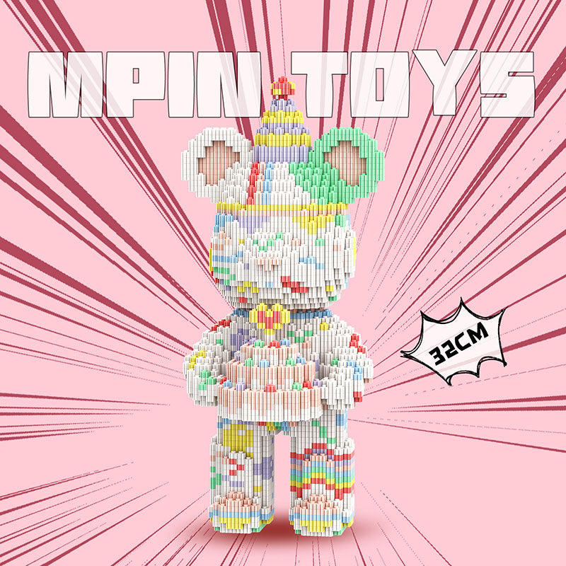 【32cm】M6612 Happy Birthday Medium Bear