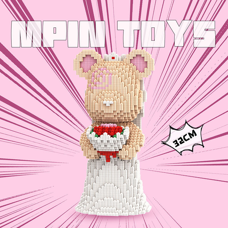 【32cm】M6616 Romantic Bride Medium Bear