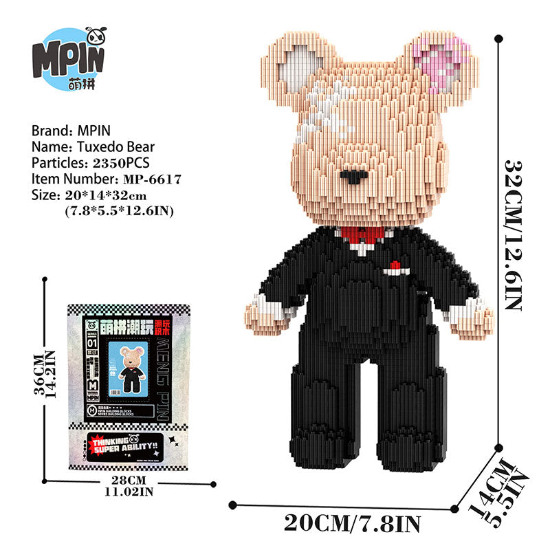 【32cm】M6617 Romantic Groom Medium Bear