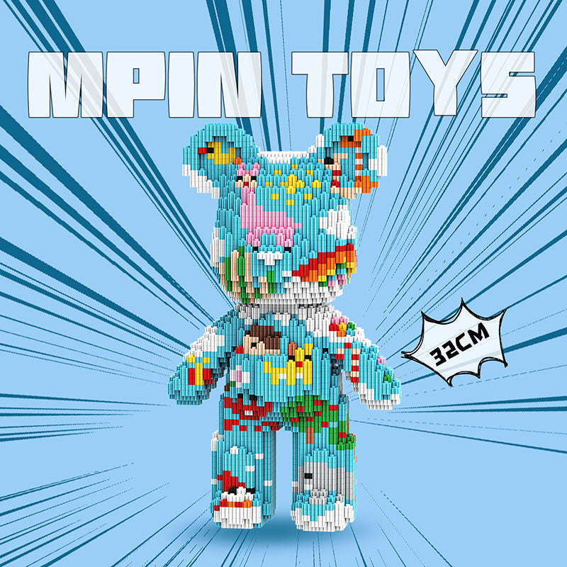 【32cm】M6620 Sky City Number Bear