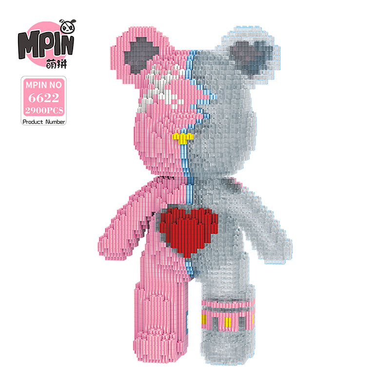 【32cm】M6622 Love in the Heart, Medium Bear