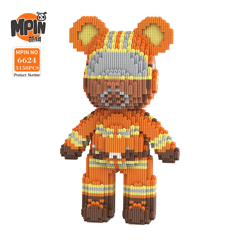 【32cm】M6624 Professional Guardian Firefighter Bear