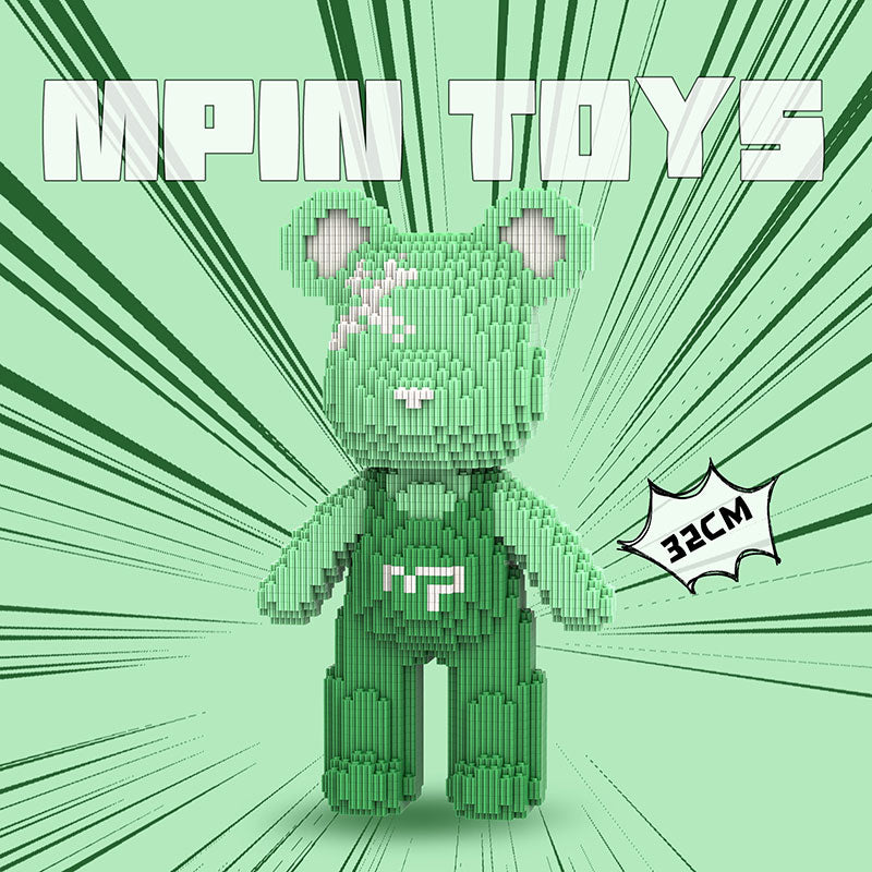 【32cm】M6630 Cute bear Q-pack bear