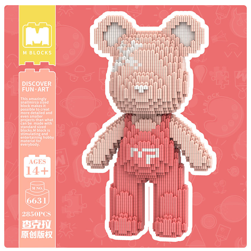 【32cm】M6631 Cute Bear-Q Pack Bear