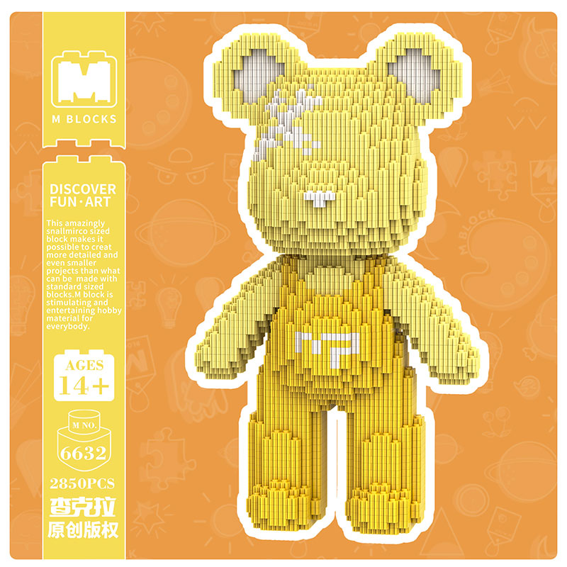 【32cm】M6632 Cute bear Q-pack bear FIX