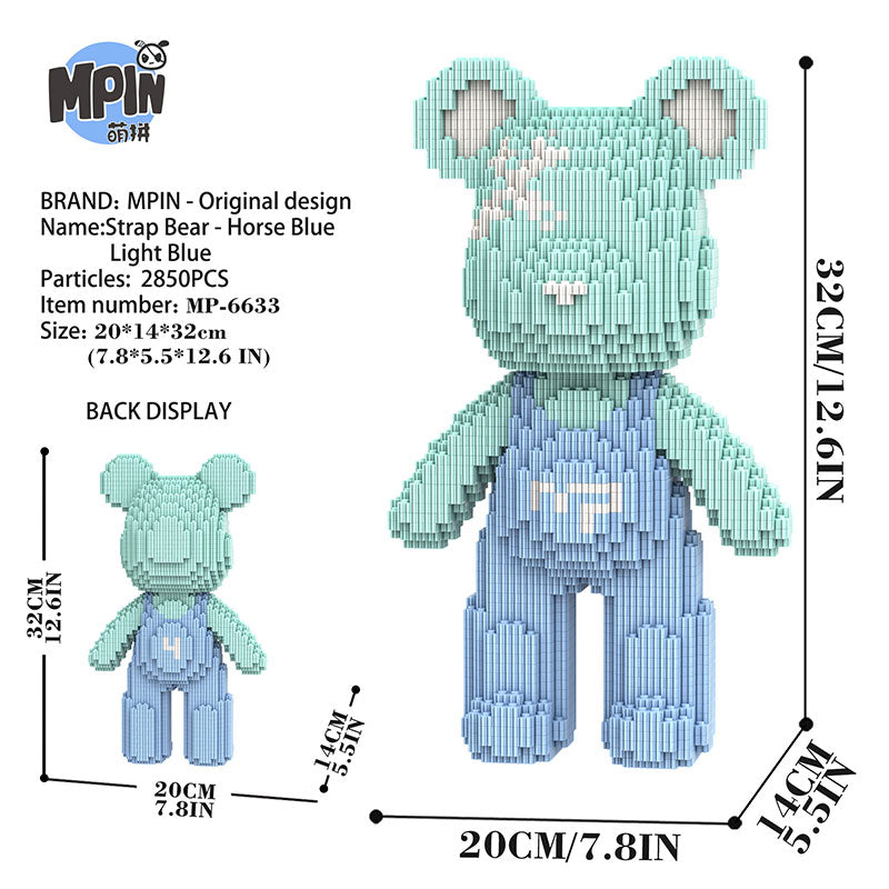 【32cm】M6633 Cute bear Q-pack bear