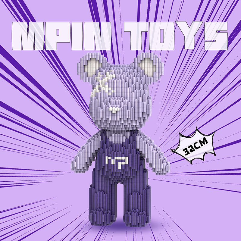 【32cm】M6634 Cute bear Q-pack bear