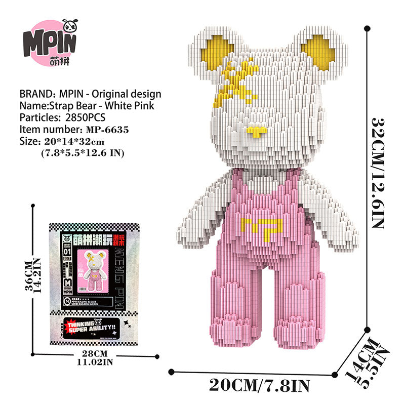 【32cm】M6635 Cute bear Q-pack bear