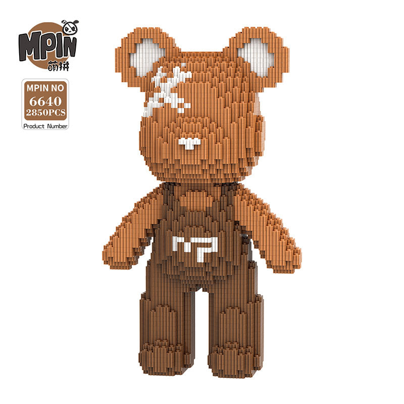 【32cm】M6640 Cute bear Q-pack bear FIX