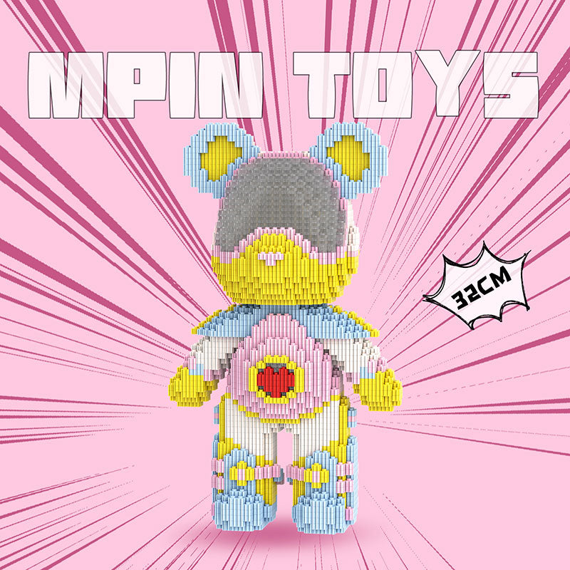 【32cm】M6652 Cute Bear -Little star bears