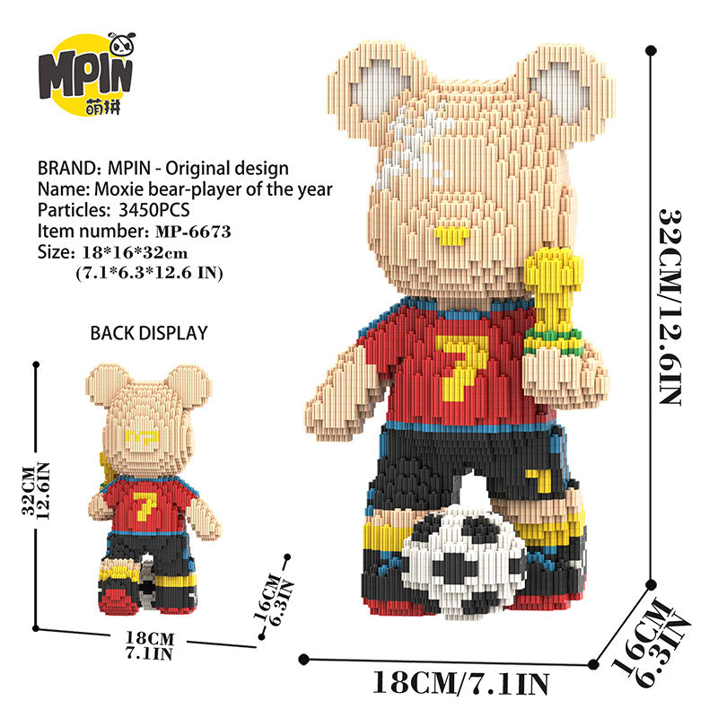 【32cm】M6673 Moxiebear-playerof theyear