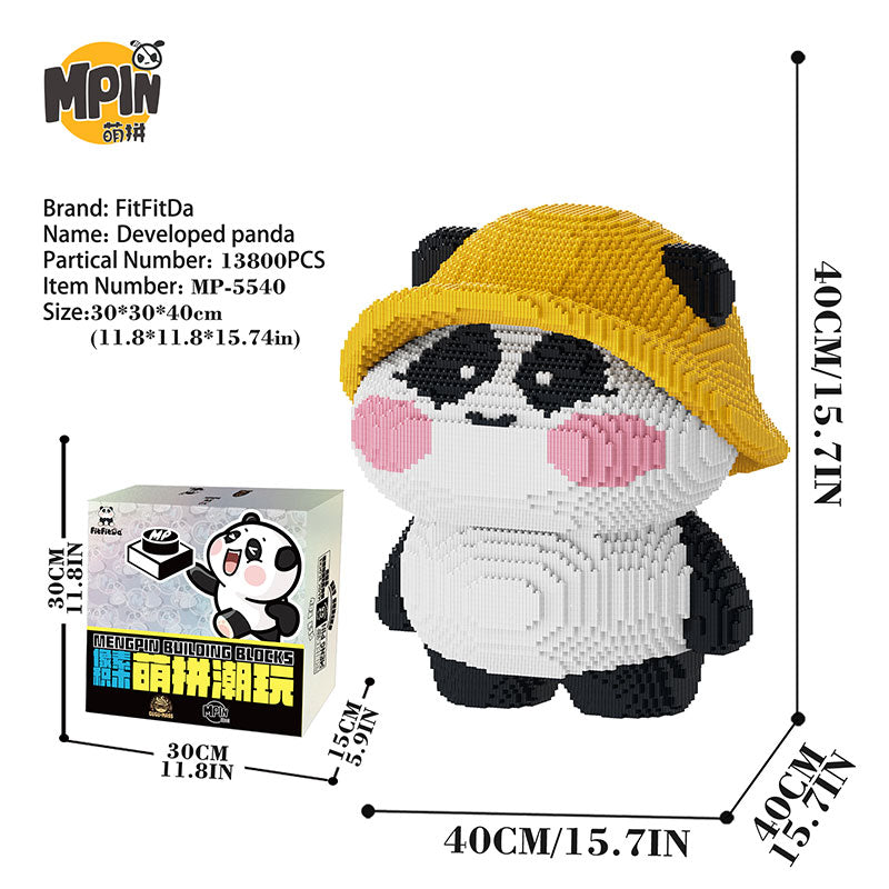 【40cm】M5540 (FitFitDa) Hat Panda