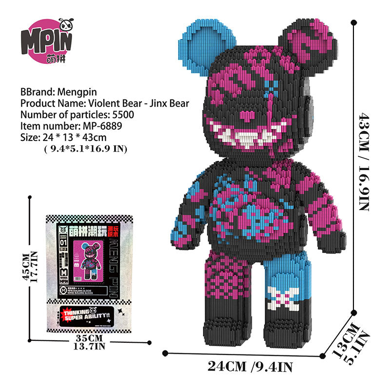 【43cm】M6889 Jinx Battle Big Bear
