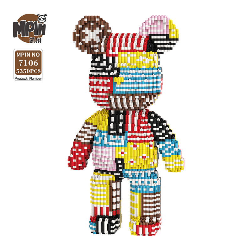 【43cm】M7106 Pinjie Cloth Tide Big Bear