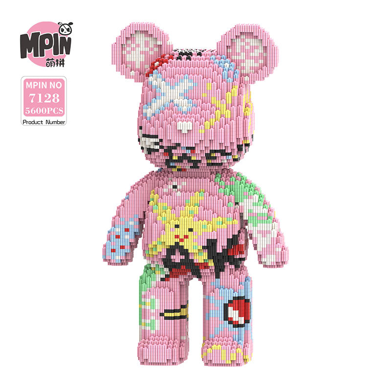 【43cm】M7128 Graffiti powder Big Bear