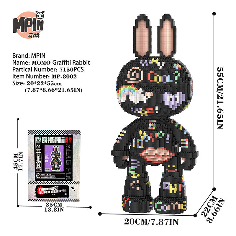 【55cm】M8002 Graffiti Rabbit