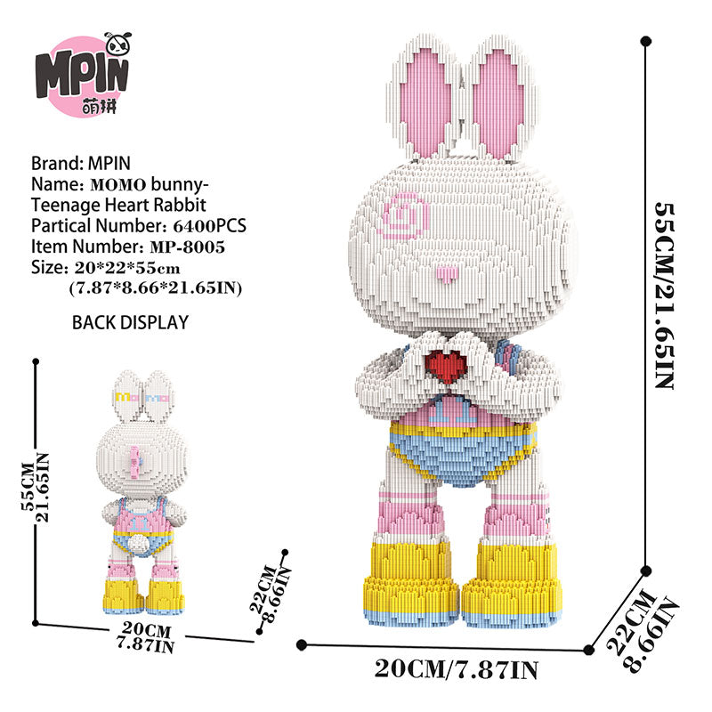 【55cm】M8005 Teenage Heart Rabbit