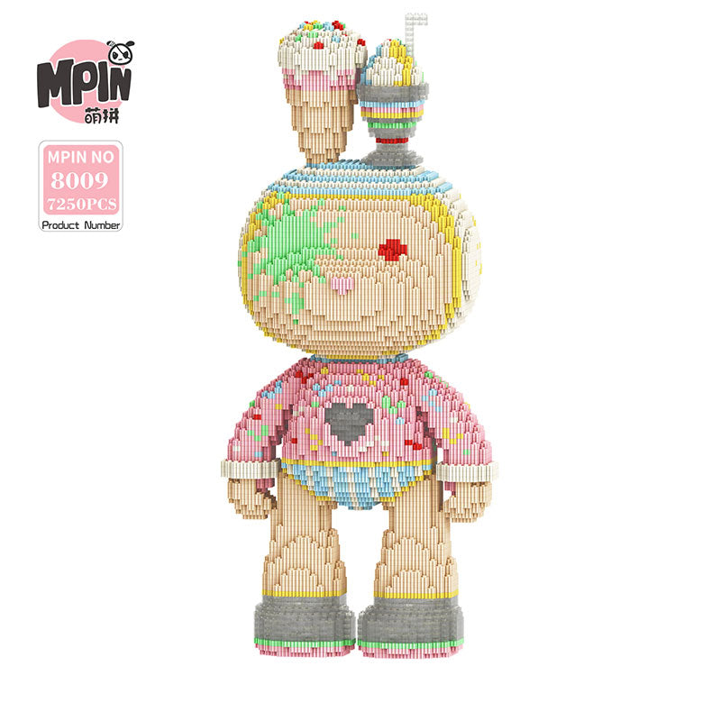 【55cm】M8009 Ice cream Christmas bunny
