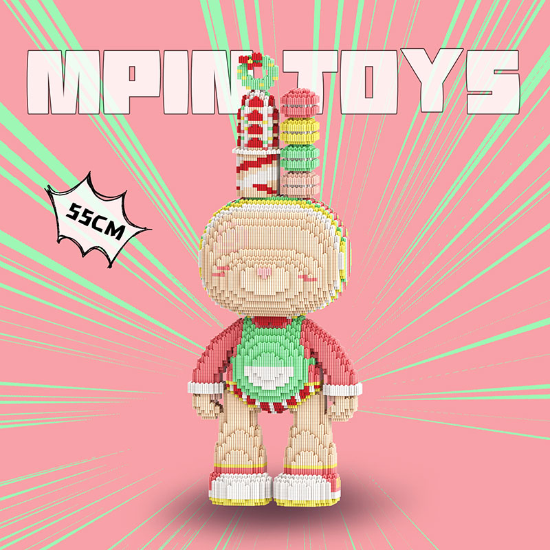 【55cm】M8010 Burger Cake Rabbit
