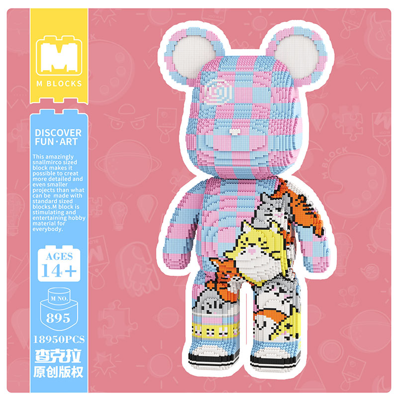 【80cm】M895 Totoro Graffiti Big Bear