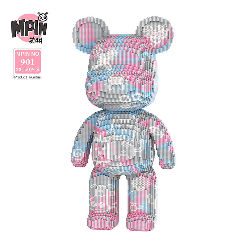 【80cm】M901 Trendy graffiti super big bear