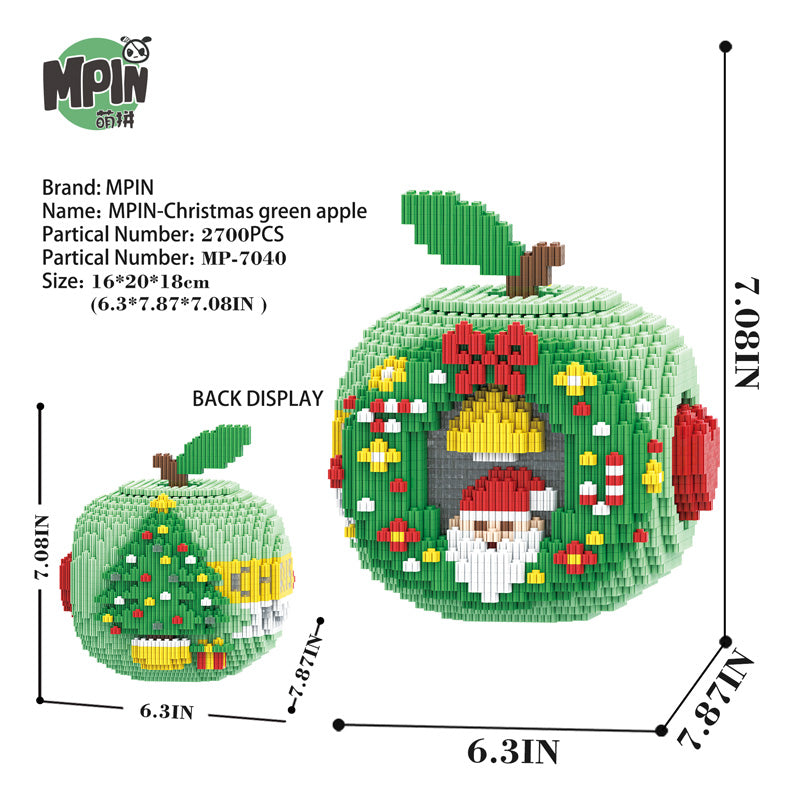 Christmas Green Apple 7040