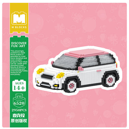 【15cm】M6520 White MINI Car