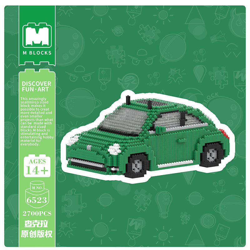 【15cm】M6523 Green Beetle Car