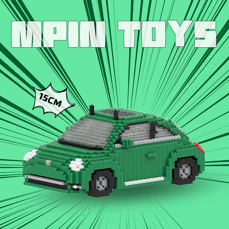 【15cm】M6523 Green Beetle Car