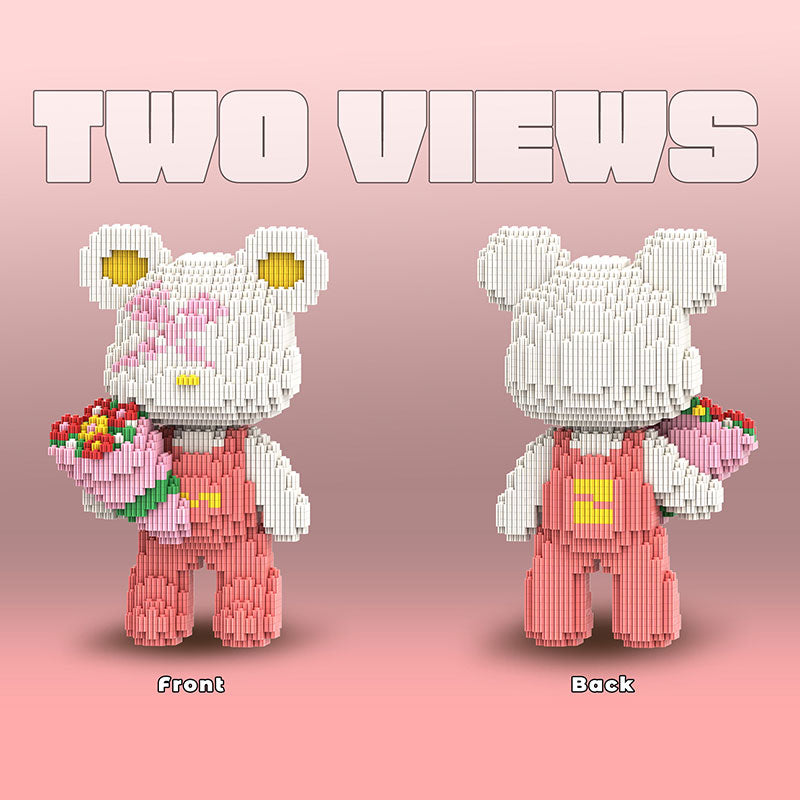 【25cm】M6912 Hugging Flower Bear（SY）
