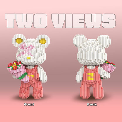 【25cm】M6912 Hugging Flower Bear（SY）