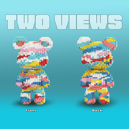【25cm】M6913 Rainbow Cloud Bear（SY）