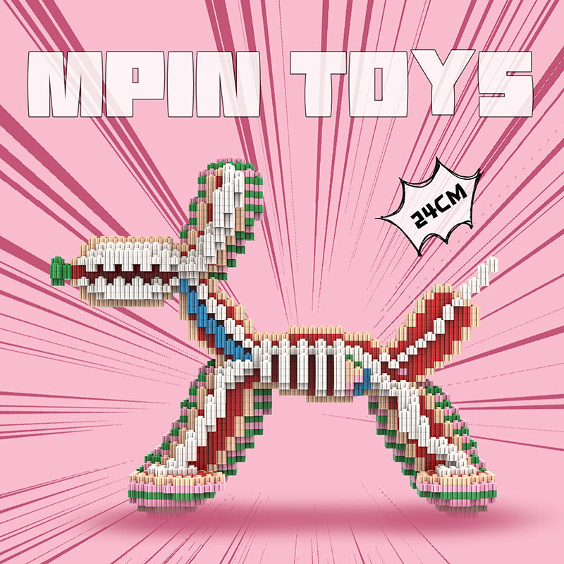 【24cm】 M7009 Cute Dog-Rainbow Anatomy