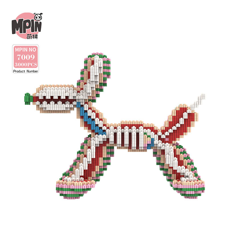 【24cm】 M7009 Cute Dog-Rainbow Anatomy