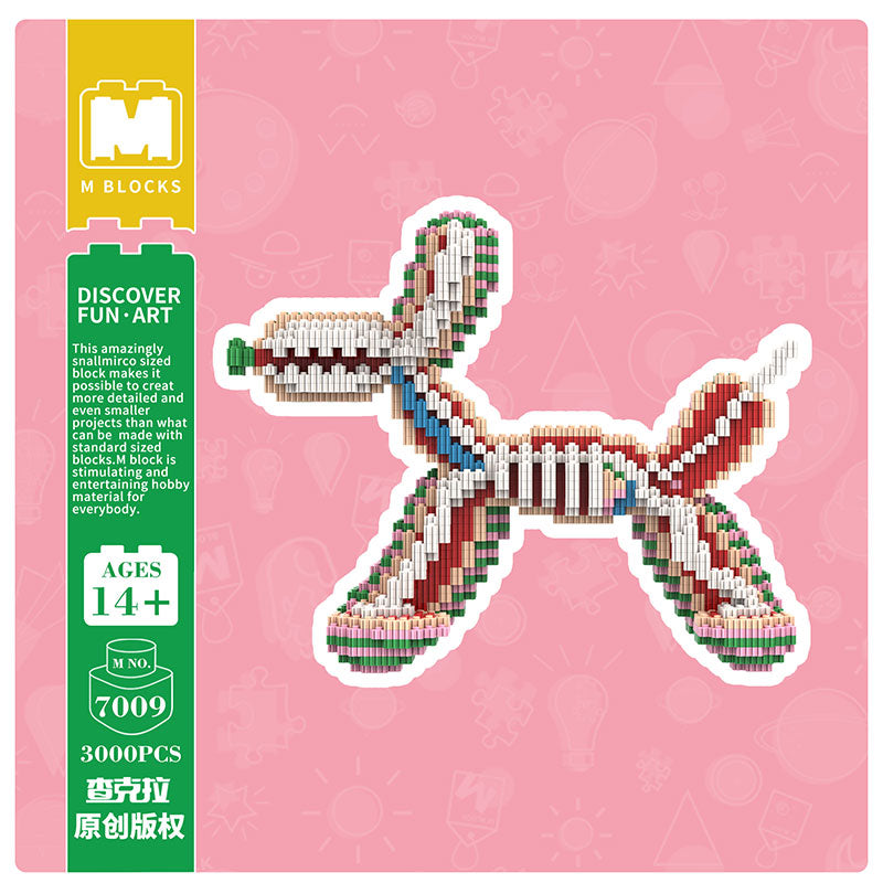 【24cm】 M7009 Cute Dog-Rainbow Anatomy